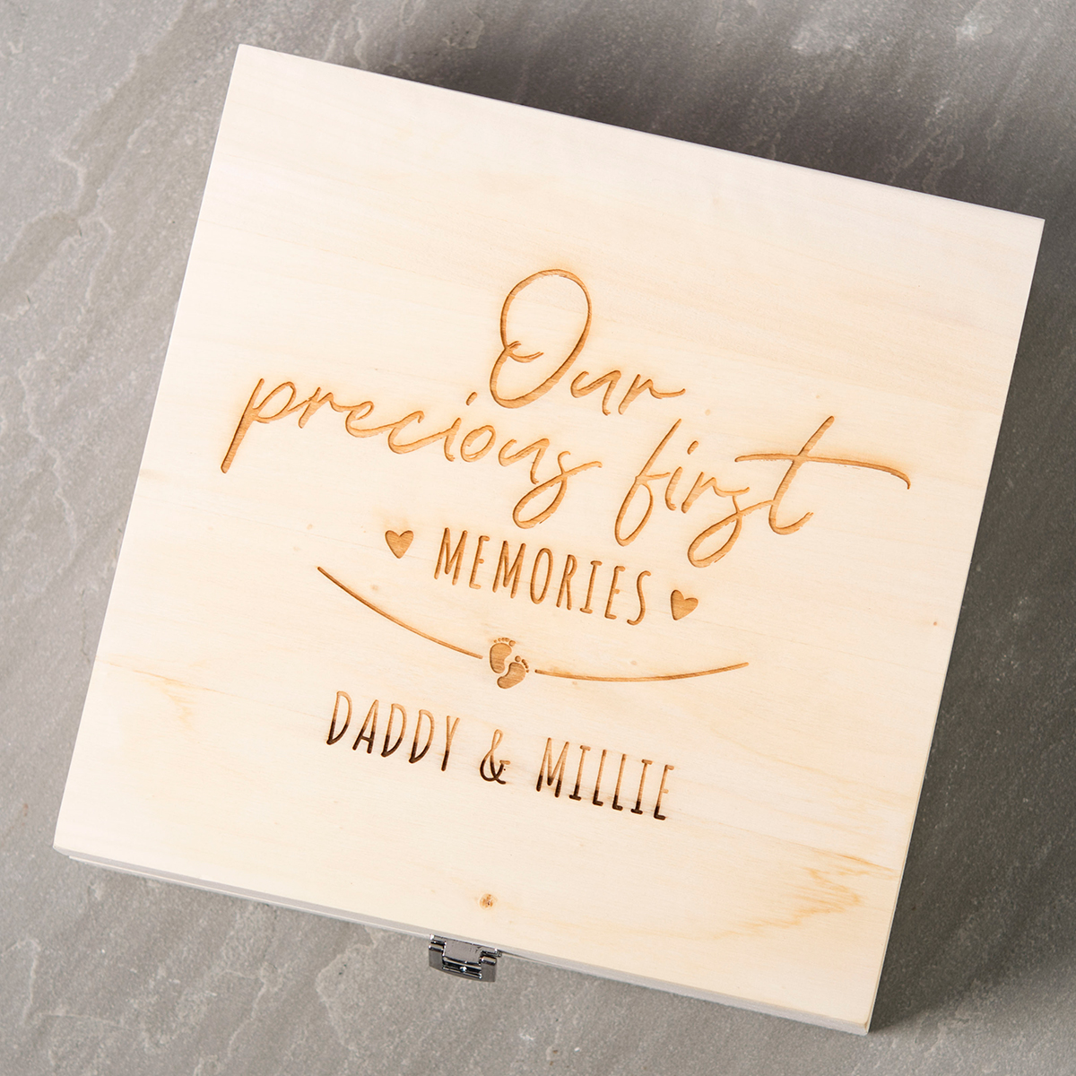Personalised Storage Box - Our Precious First Memories