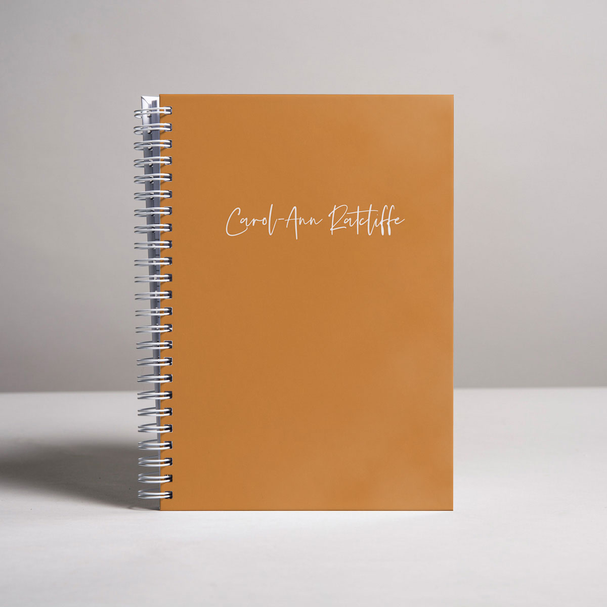 Personalised Notebook - Silver South Font