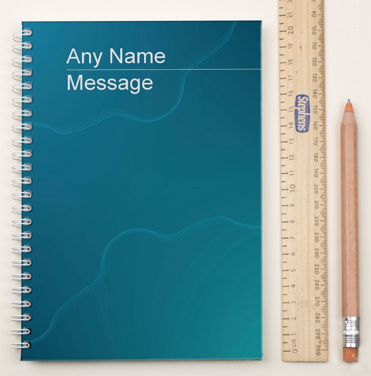 Personalised Notebook - Azure Waters