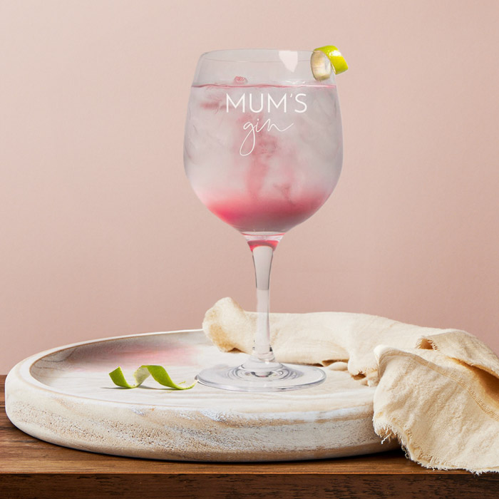Personalised Premium Gin Glass - Mum's Gin - Mother's Day