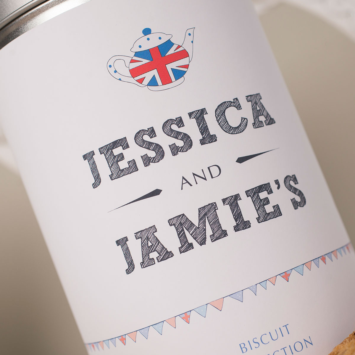 Personalised Tin With Biscuits - Biscuit Collection
