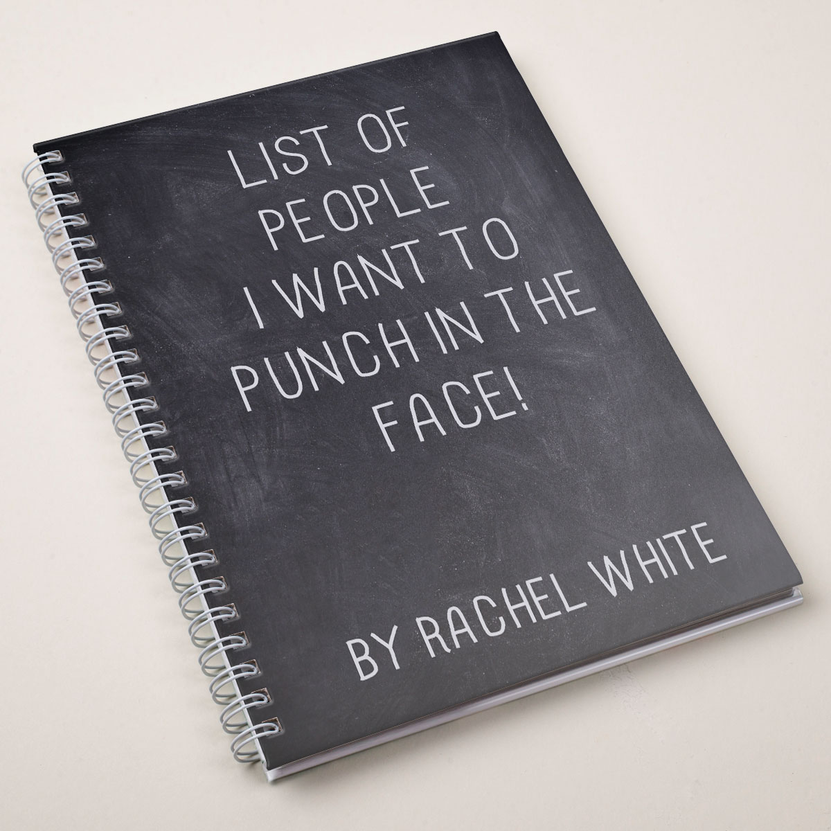 Personalised Notebook - List Of People