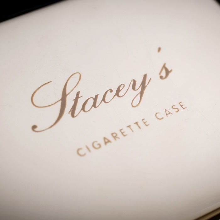 Engraved Cigarette Case