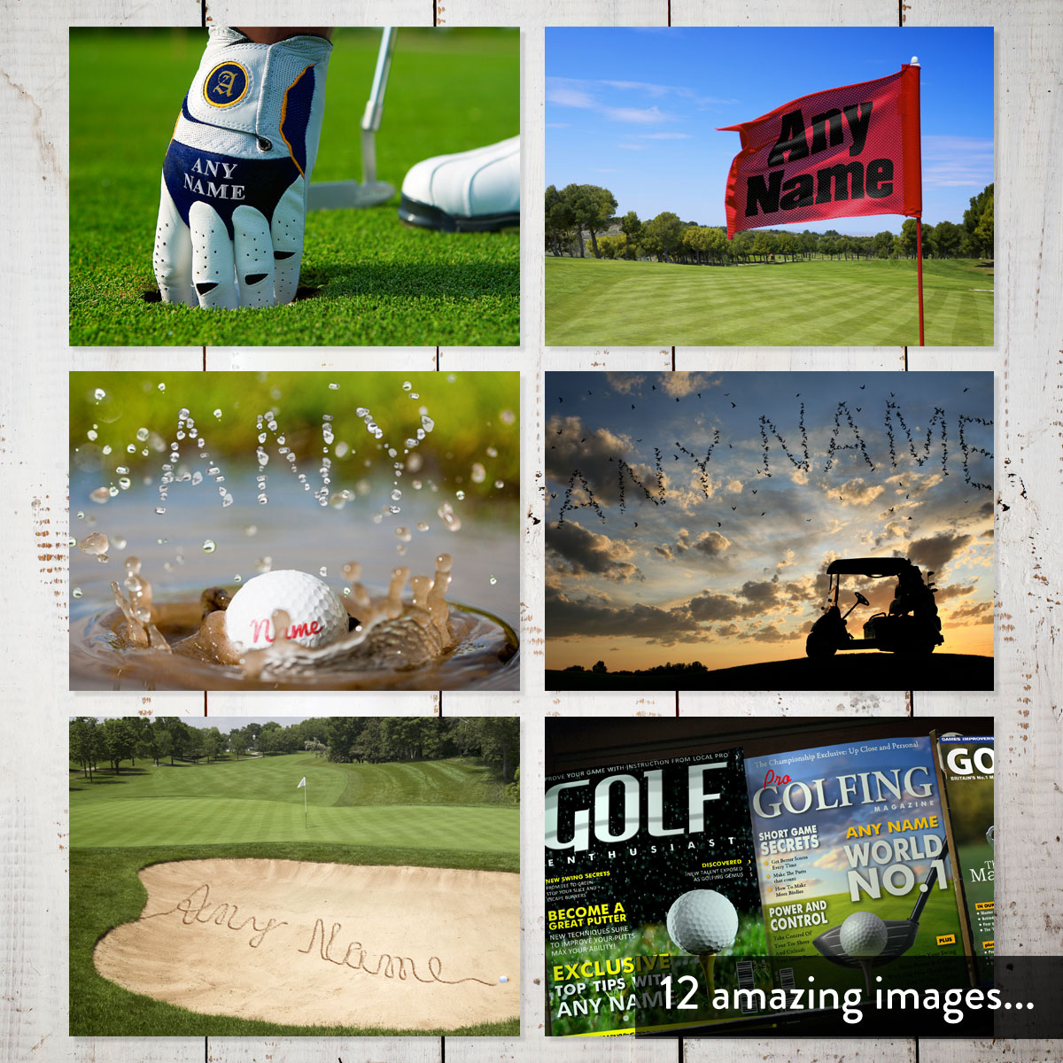 Personalised Golf Calendar