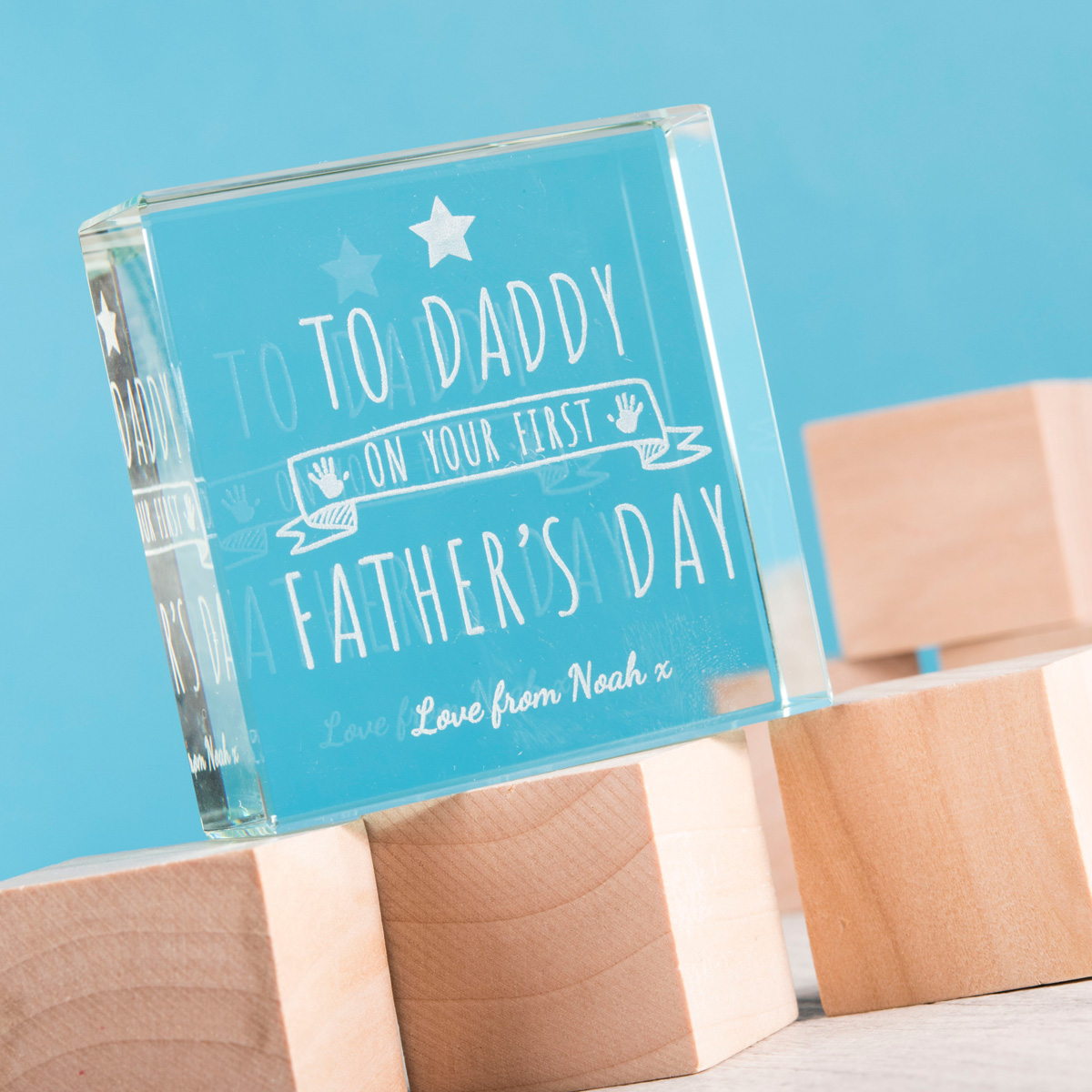 Personalised Glass Token - On Your First Father's Day