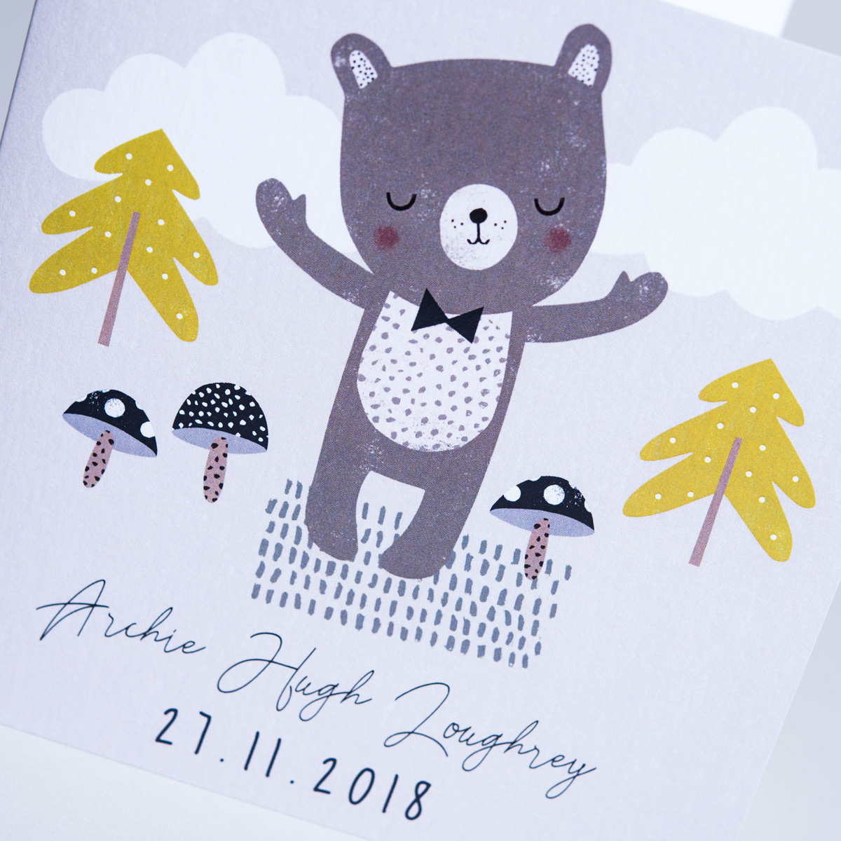 Personalised Card - Bear