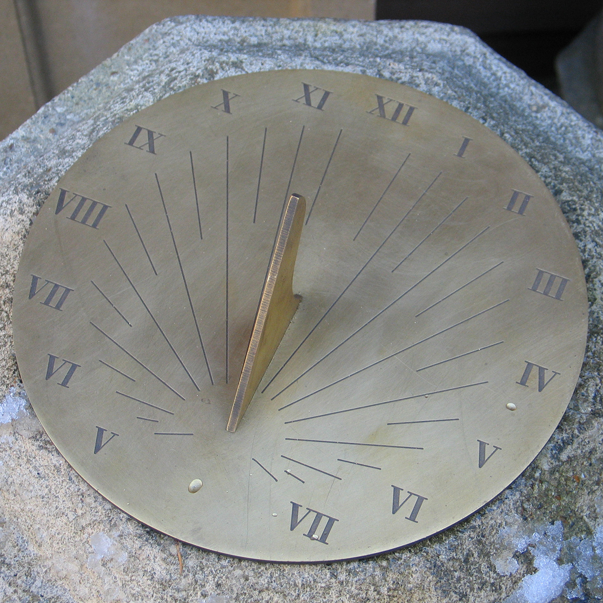 Personalised Classic Brass Sundial