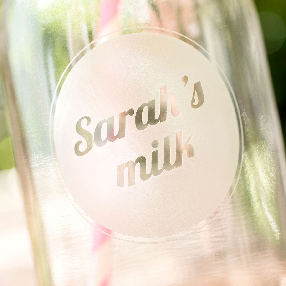 Personalised Milk Bottle
