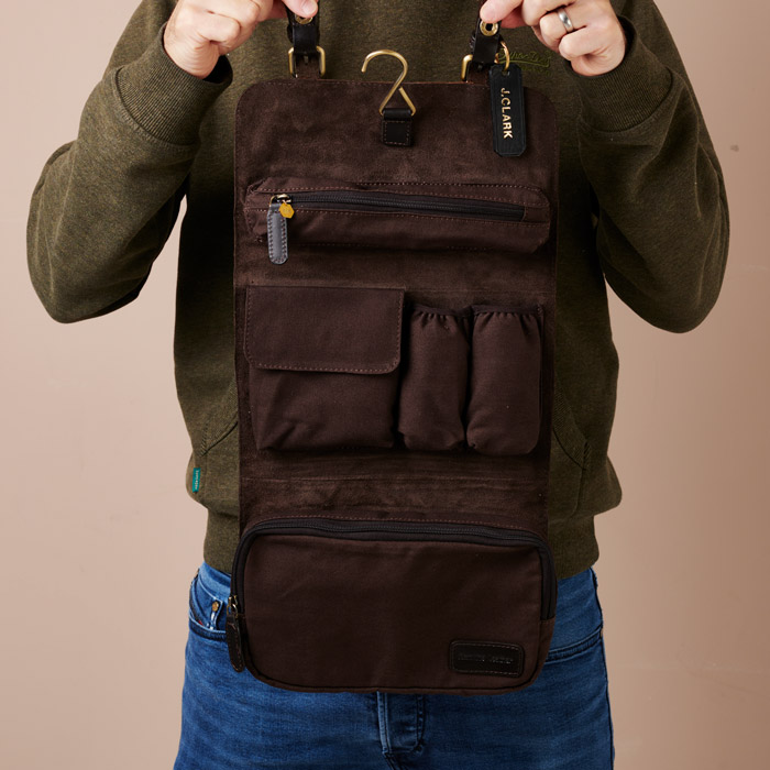 Personalised Satchel Style Hanging Wash Bag