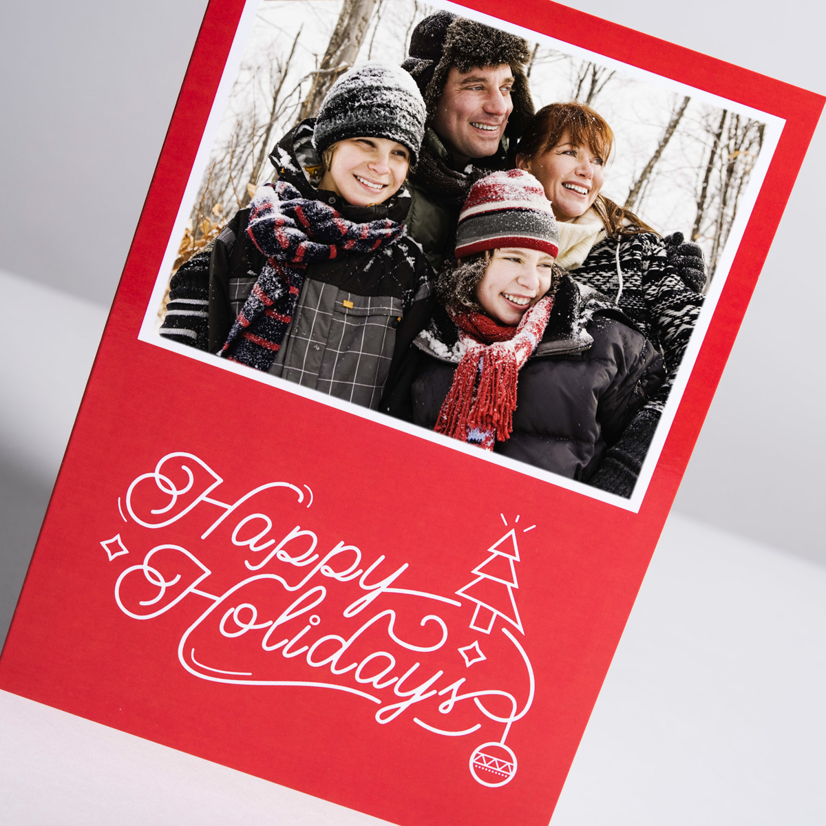 Photo Upload Card - Happy Holidays