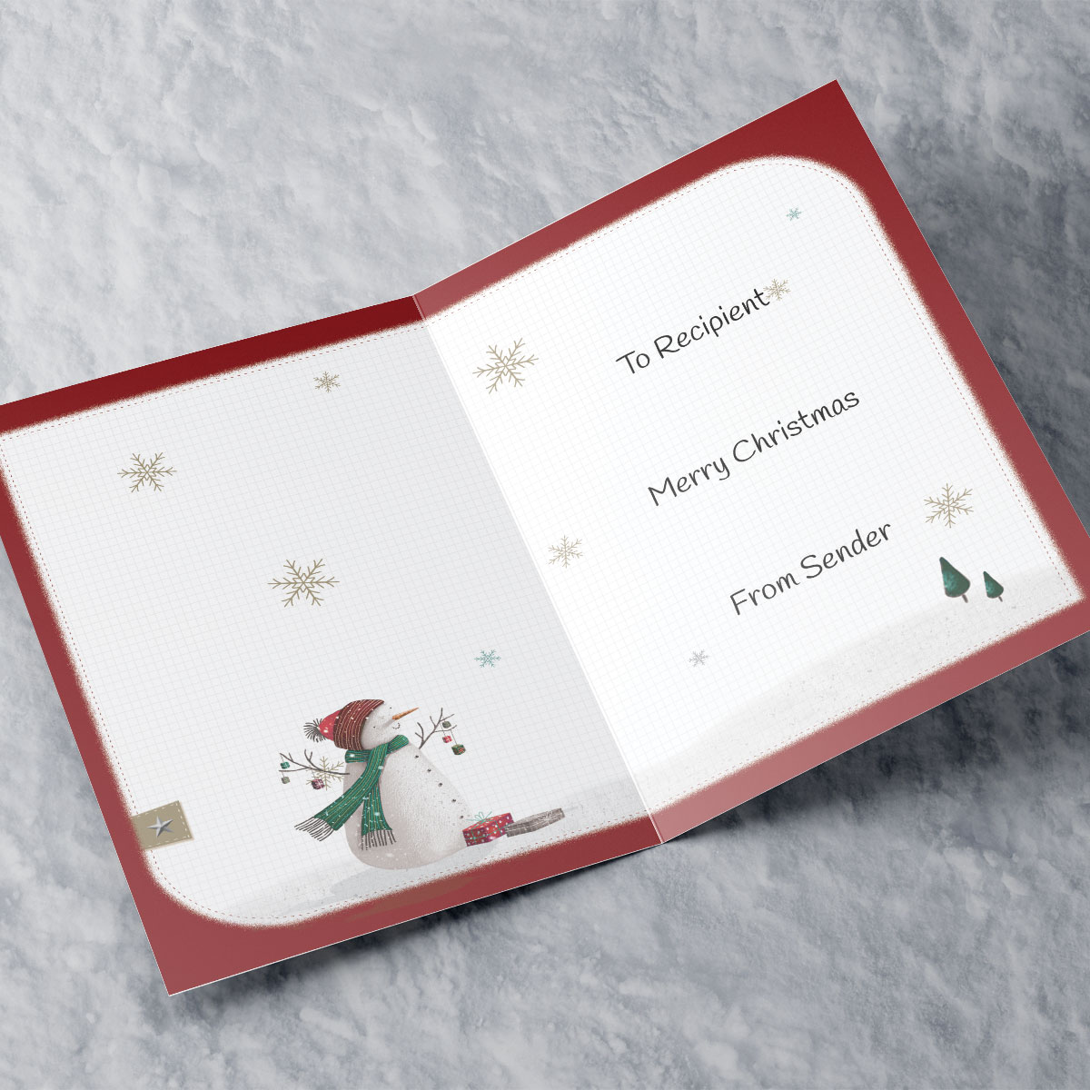 Personalised Christmas Card - Christmas Night
