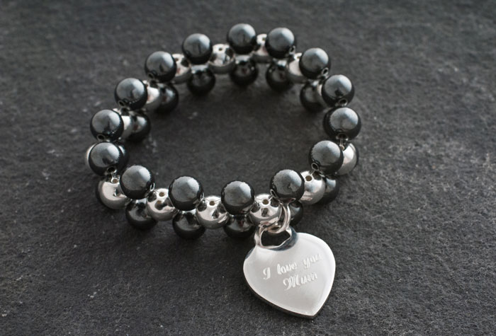 Personalised 'I Love You Mum' Bracelet