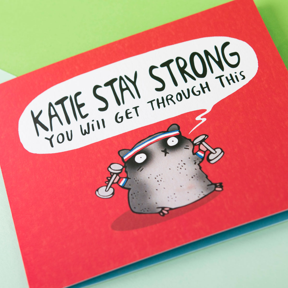 Personalised Katie Abey Card - Stay Strong