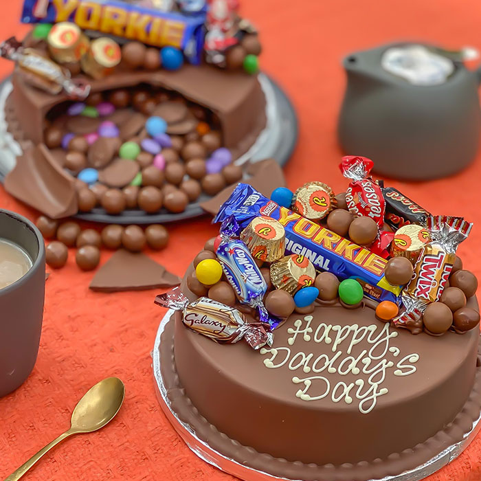 Personalised Father's Day Smash Cake - Yorkie