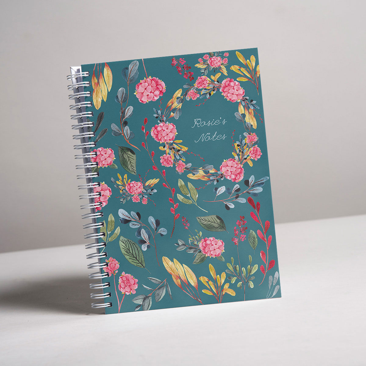 Personalised Notebook - Watercolour Floral