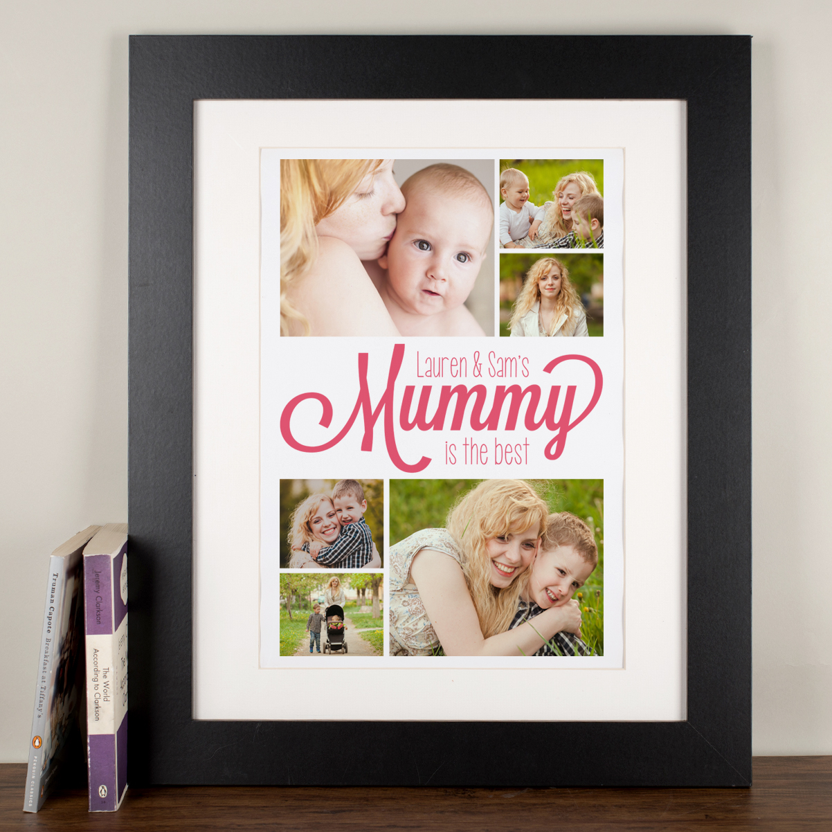 6 Photo Upload Framed Print - Mummy