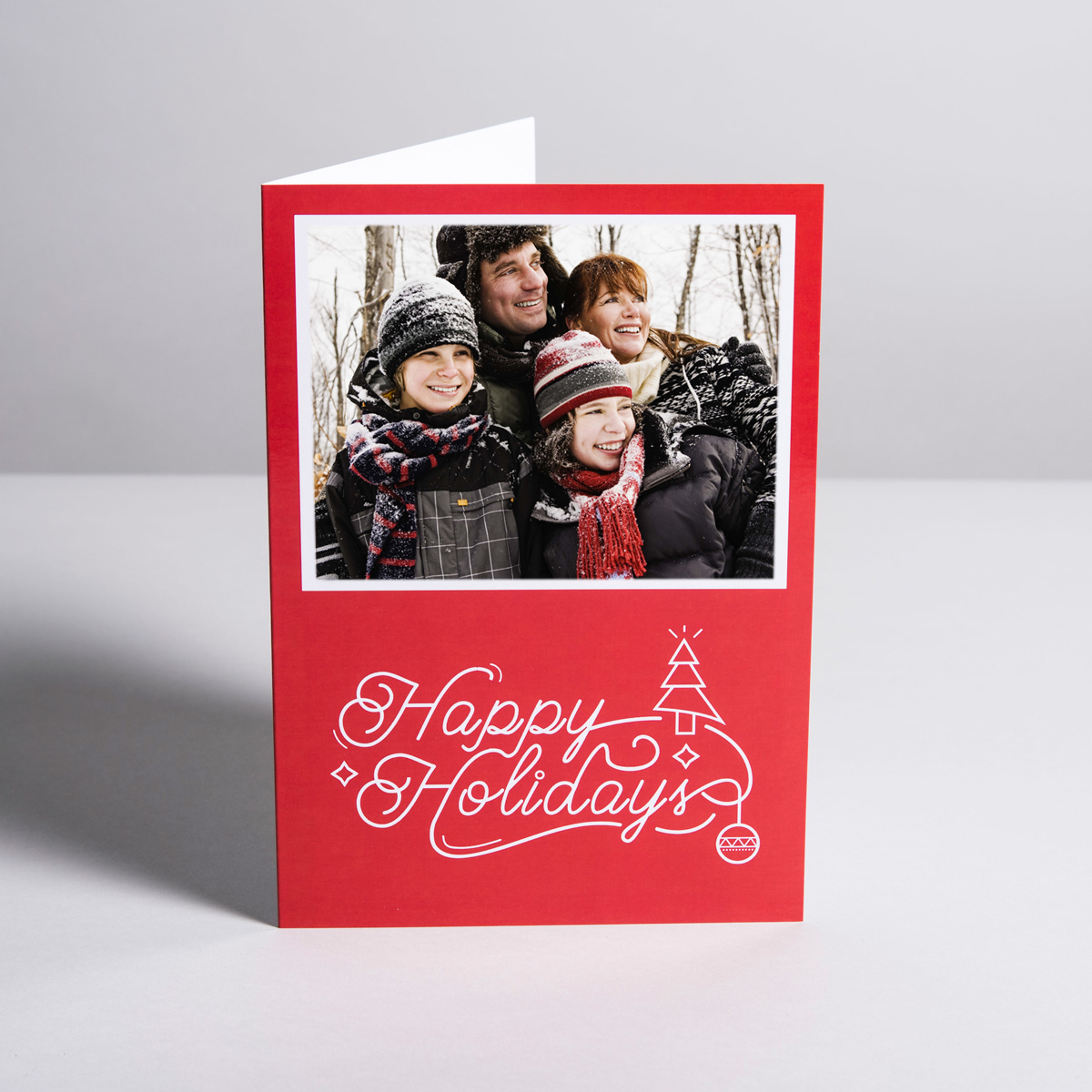 Photo Upload Card - Happy Holidays