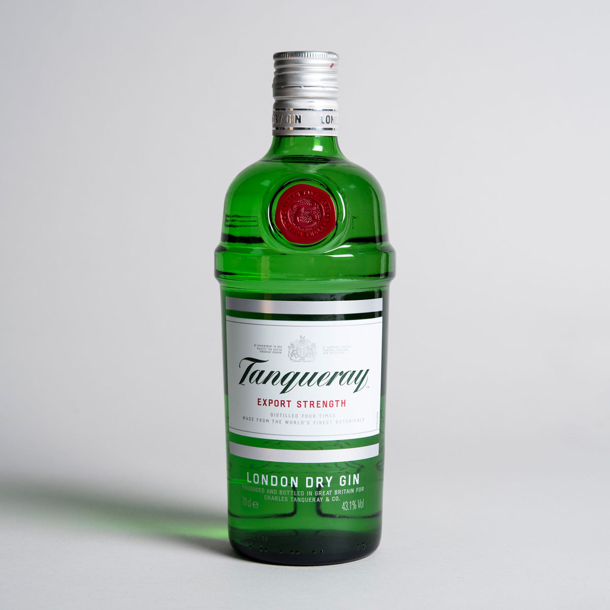 Engraved Wooden Box With Tanqueray Gin - Message