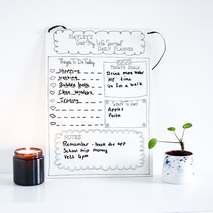 Personalised Life Sorted Planner - Name