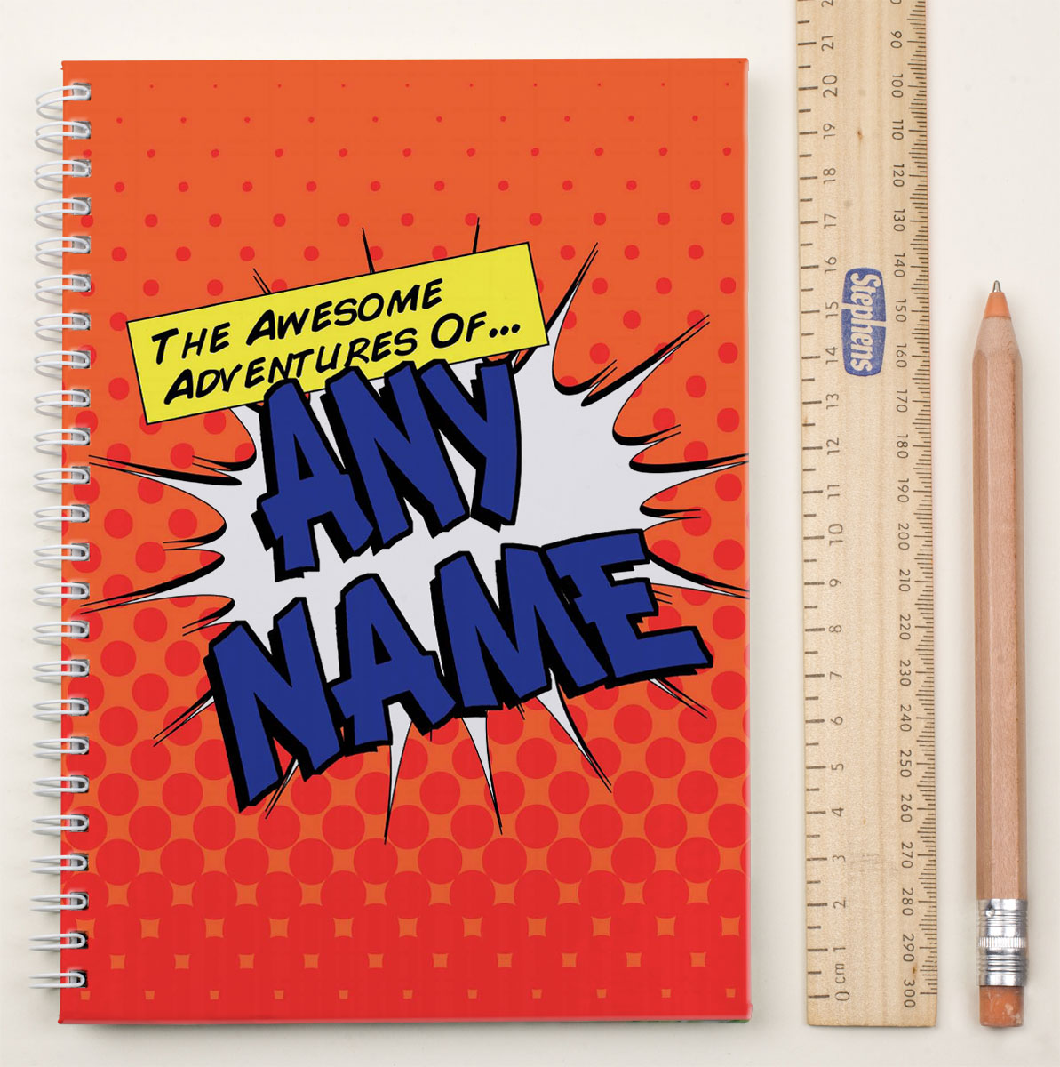 Personalised Notebook - Awesome Adventures