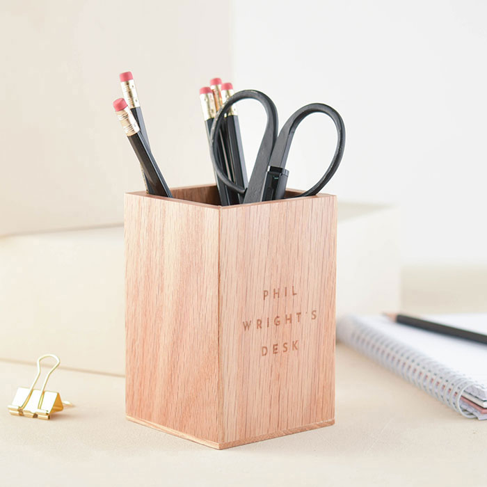 Create Your Own - Personalised Wooden Pen Pot