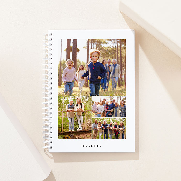 Create Your Own - Photo Upload Notebook - 4 Photos