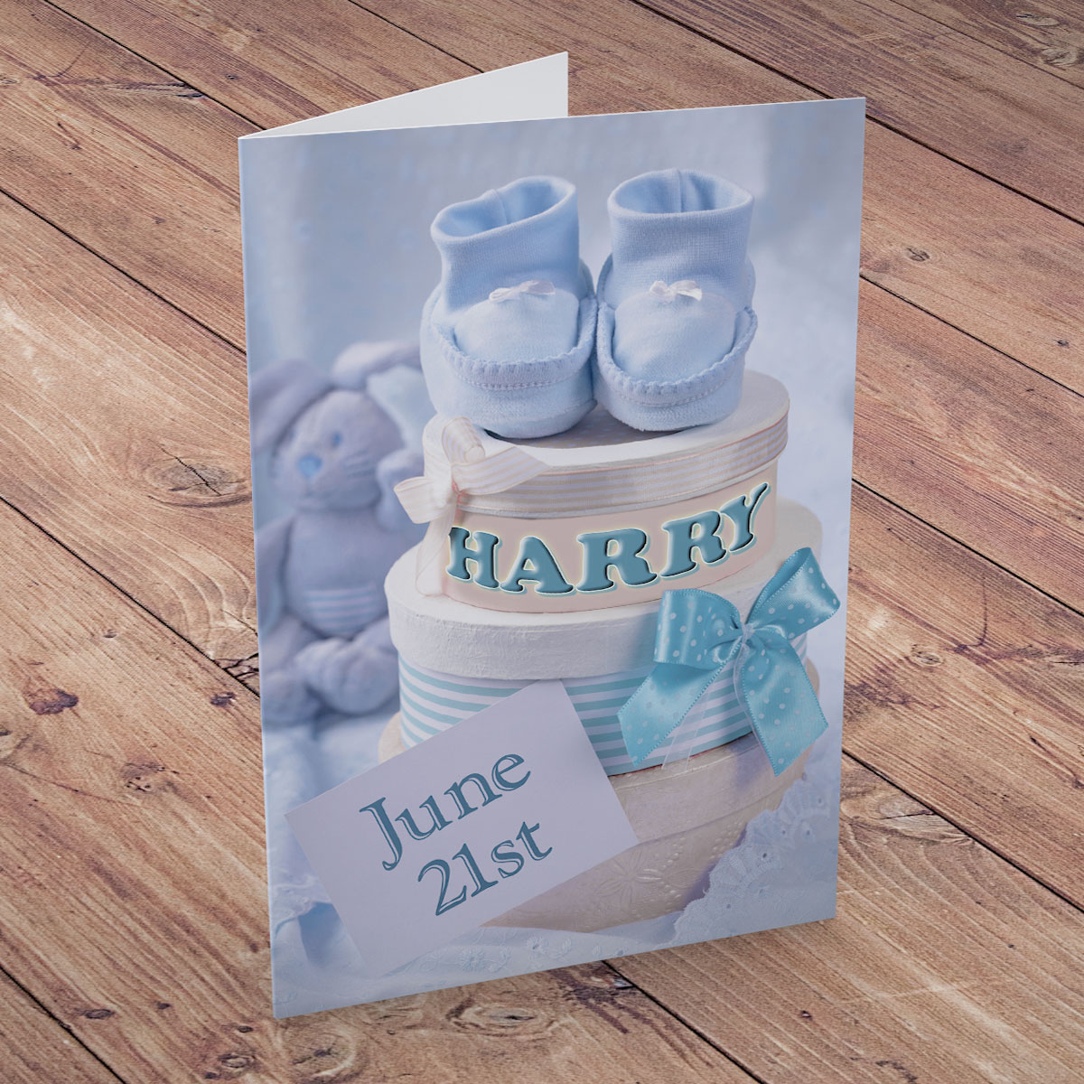 Personalised Card - Baby Boy Gifts