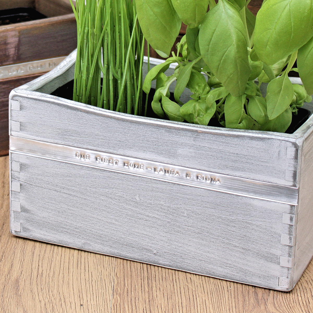 Personalised Windowsill Herb Planter Kit