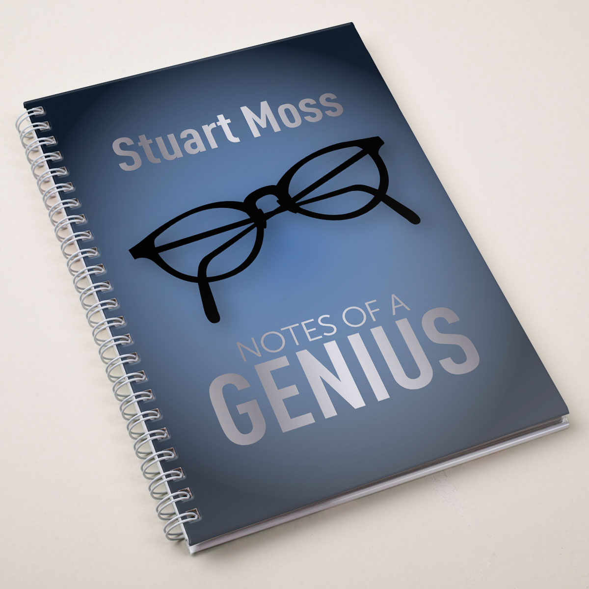 Personalised Notebook - Notes From A Genius