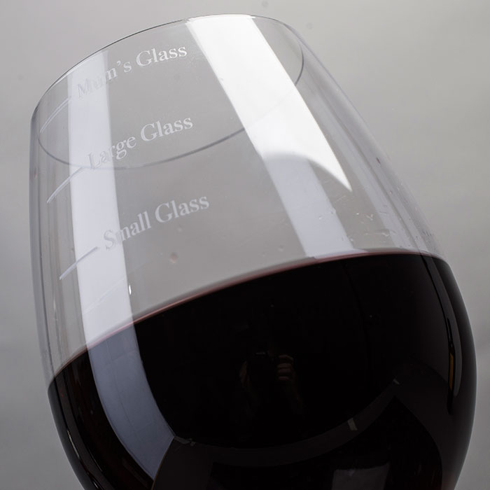 Engraved Giant Wine Glass - Giant Measures
