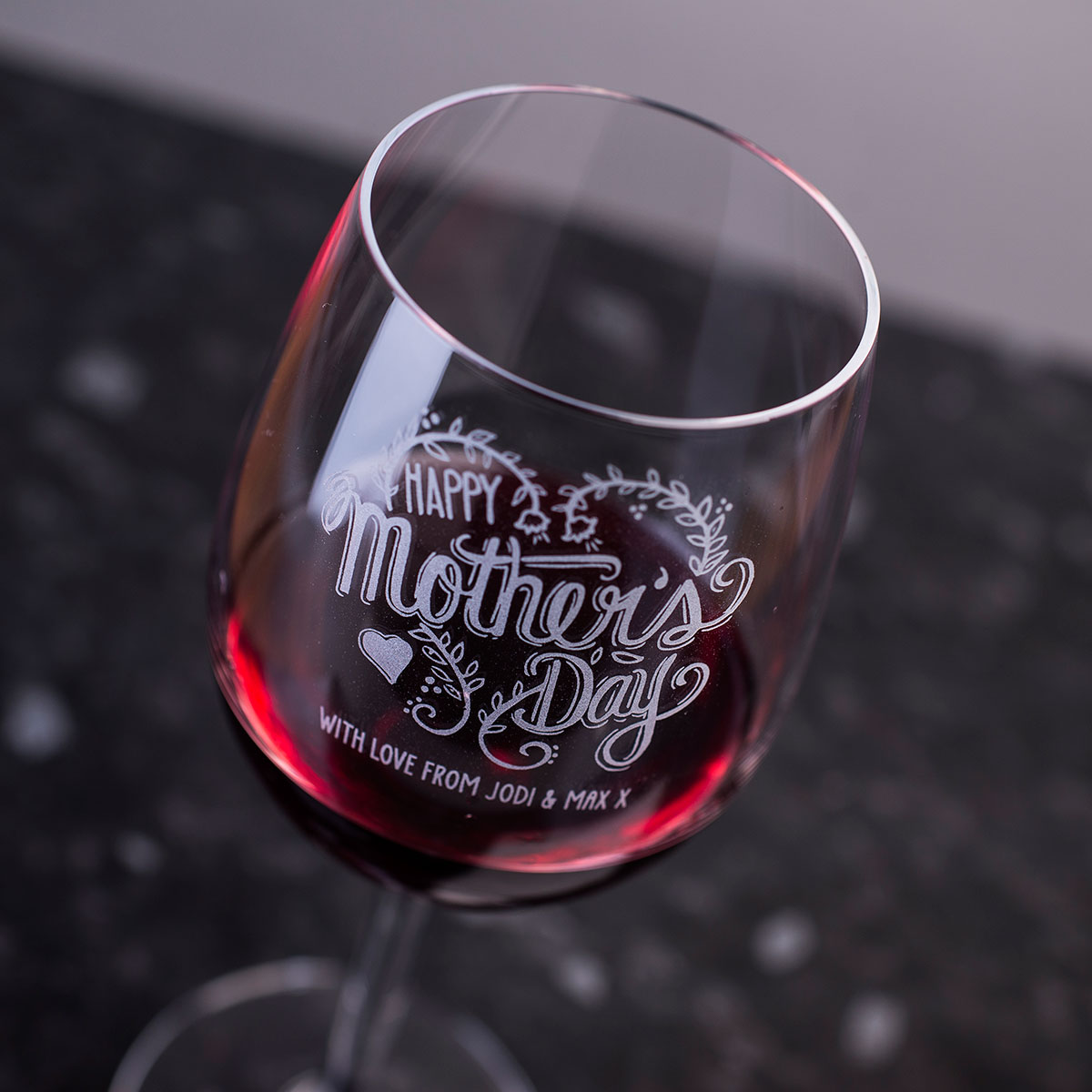 Personalised Wine Glass - Happy Mother's Day