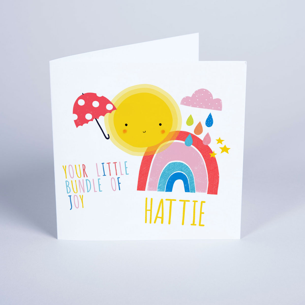 Personalised Card - Weather Collection, Any Message