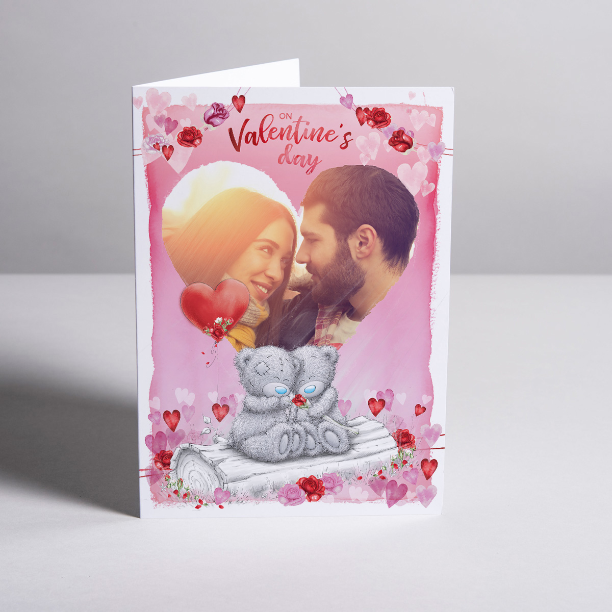 Photo Upload Me To You Card - Valentines Heart