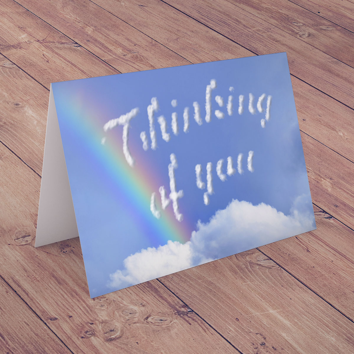 Personalised Card - Sympathy Rainbow