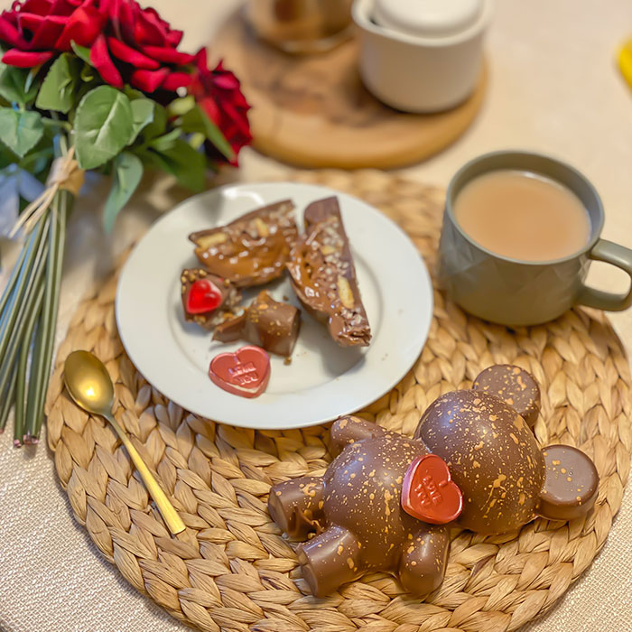 Personalised Loaded Chocolate Biscoff Bear
