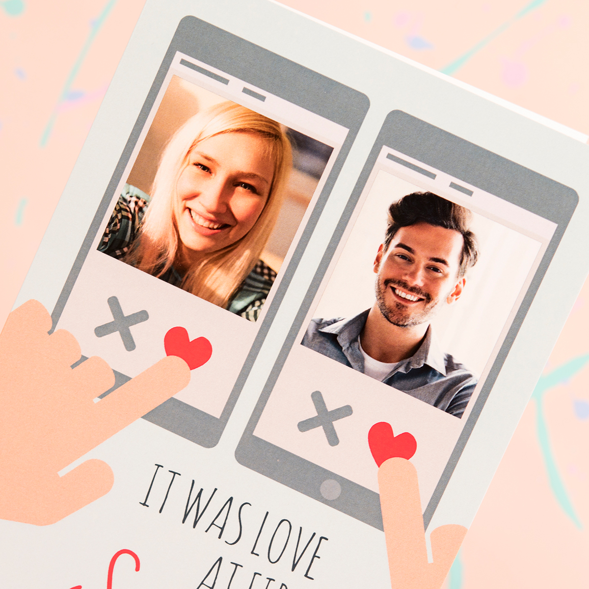 Personalised Card - Love At First Swipe