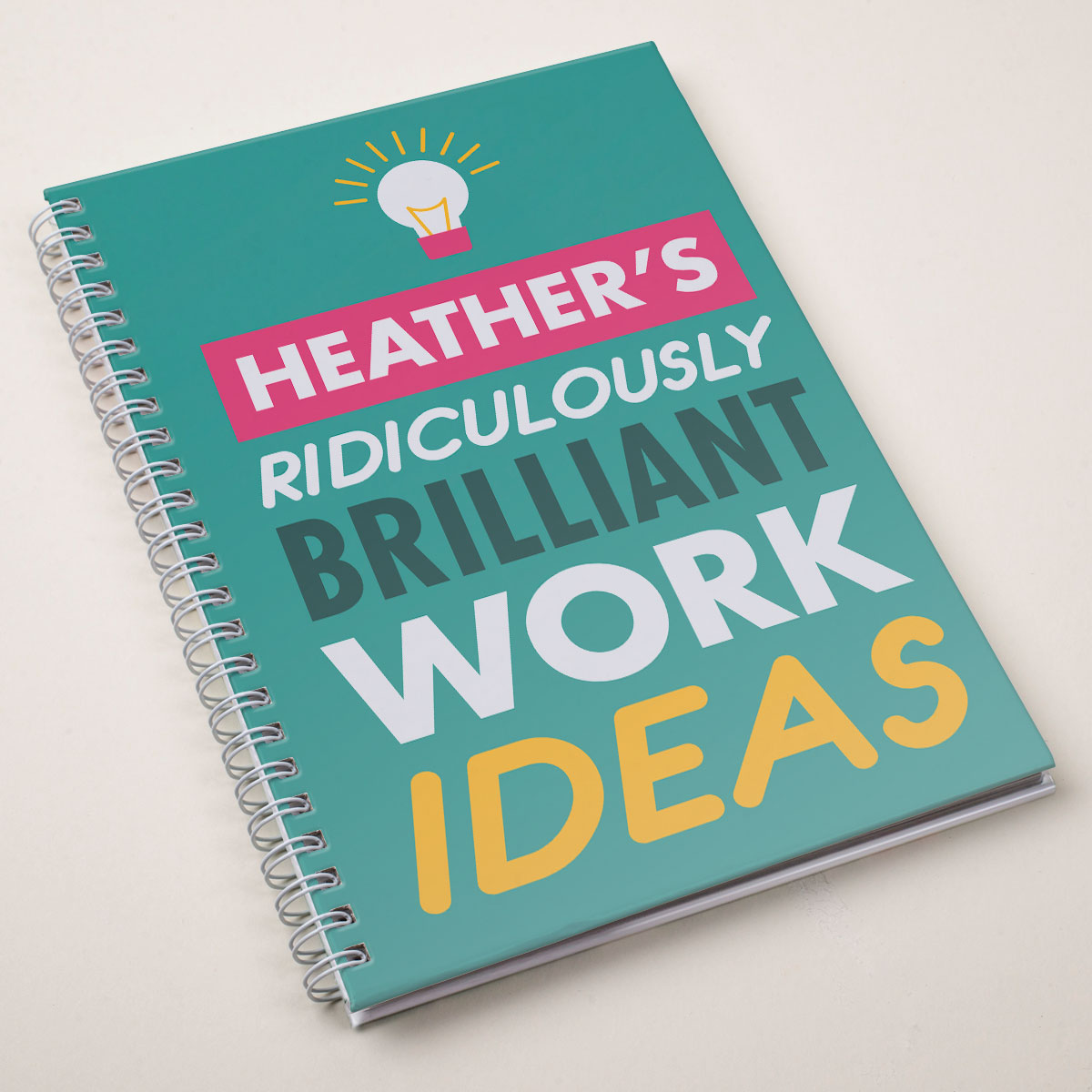 Personalised Notebook - Brilliant Work
