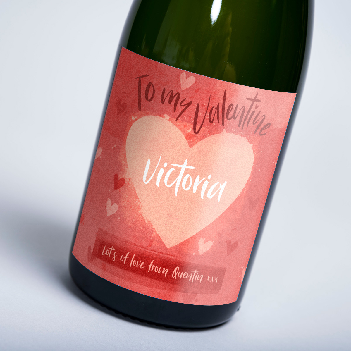 Luxury Personalised Champagne - To My Valentine