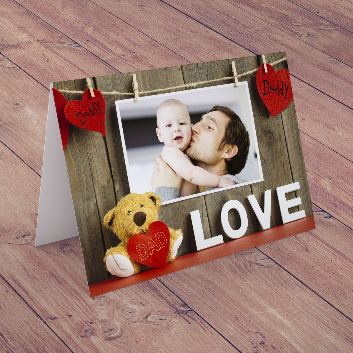 Photo Upload Card - I Love Daddy