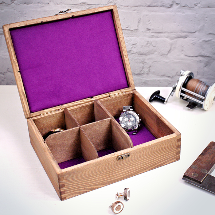 Personalised Daddy's Watches Box - Message