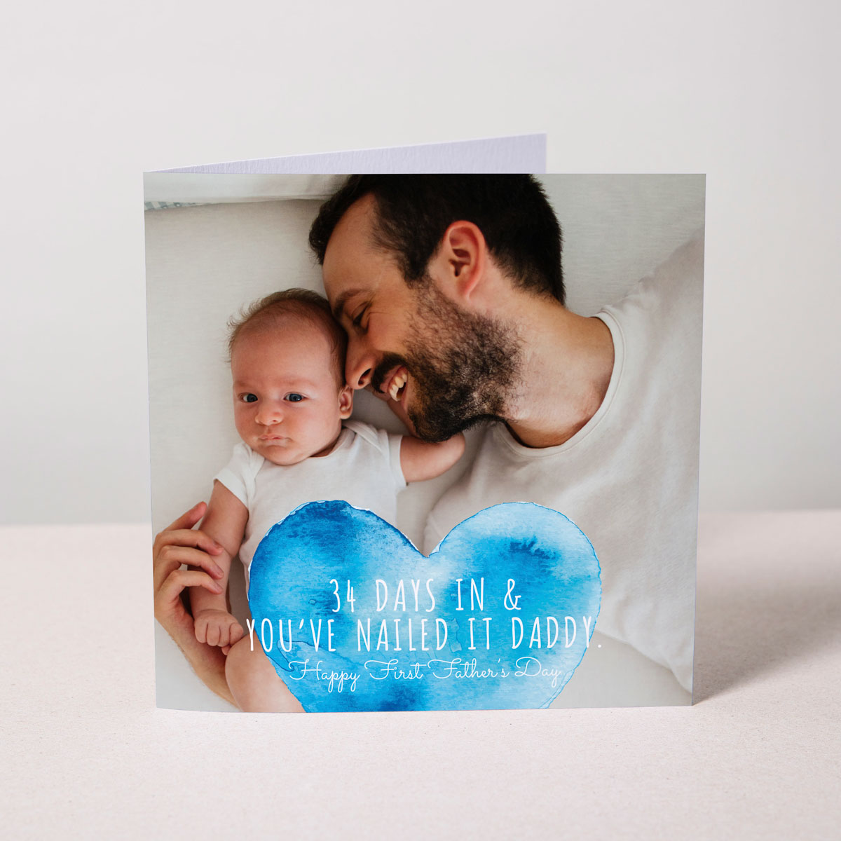 Photo Upload Card - Happy First Father's Day