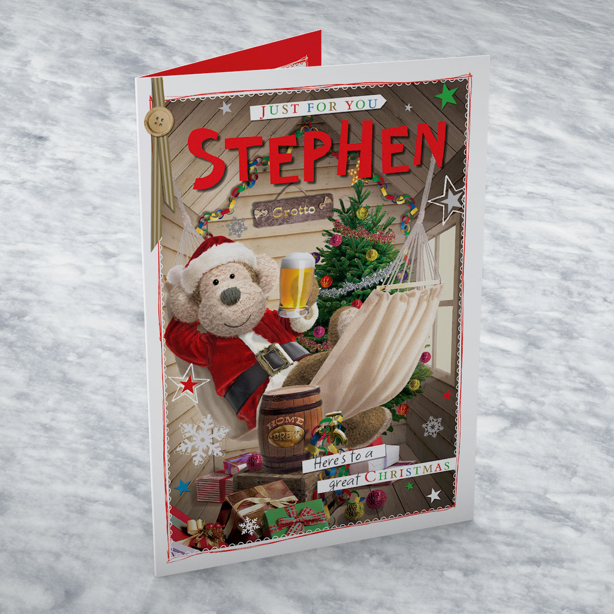 Personalised Card - Beer In The Grotto