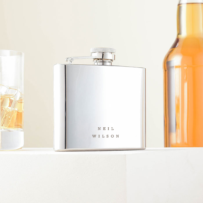 Create Your Own - Engraved Stainless Steel Hip Flask