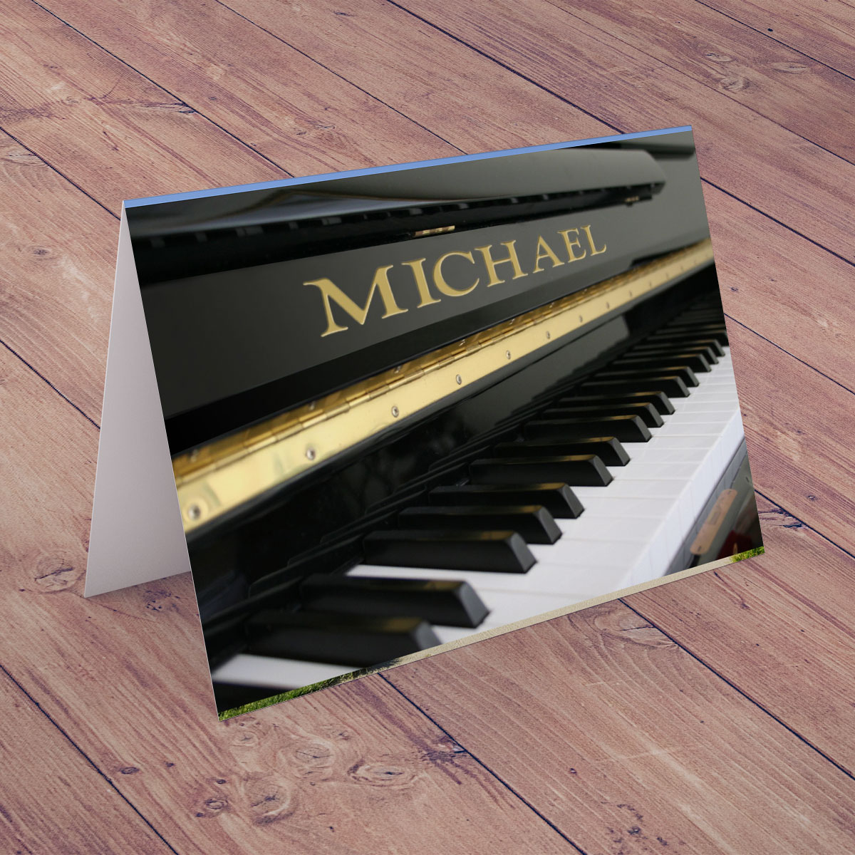 Personalised Card - Grand Piano
