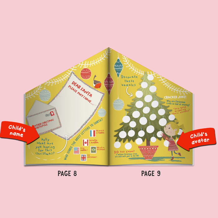 Personalised 'Your Christmas House' Activity Book