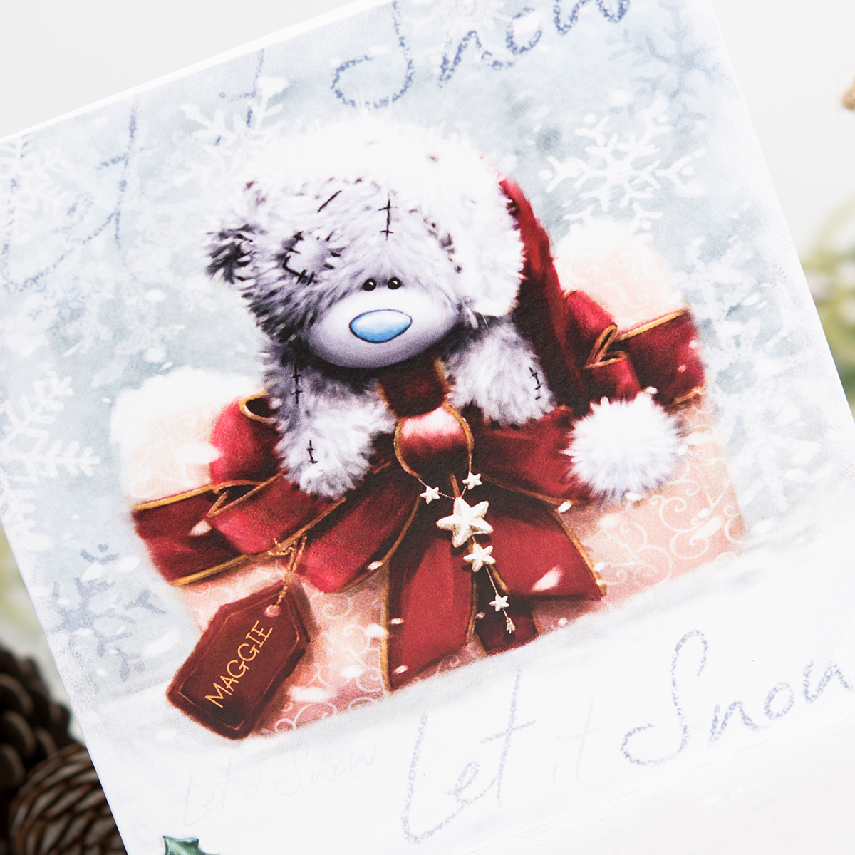 Personalised Me To You Card - Let It Snow