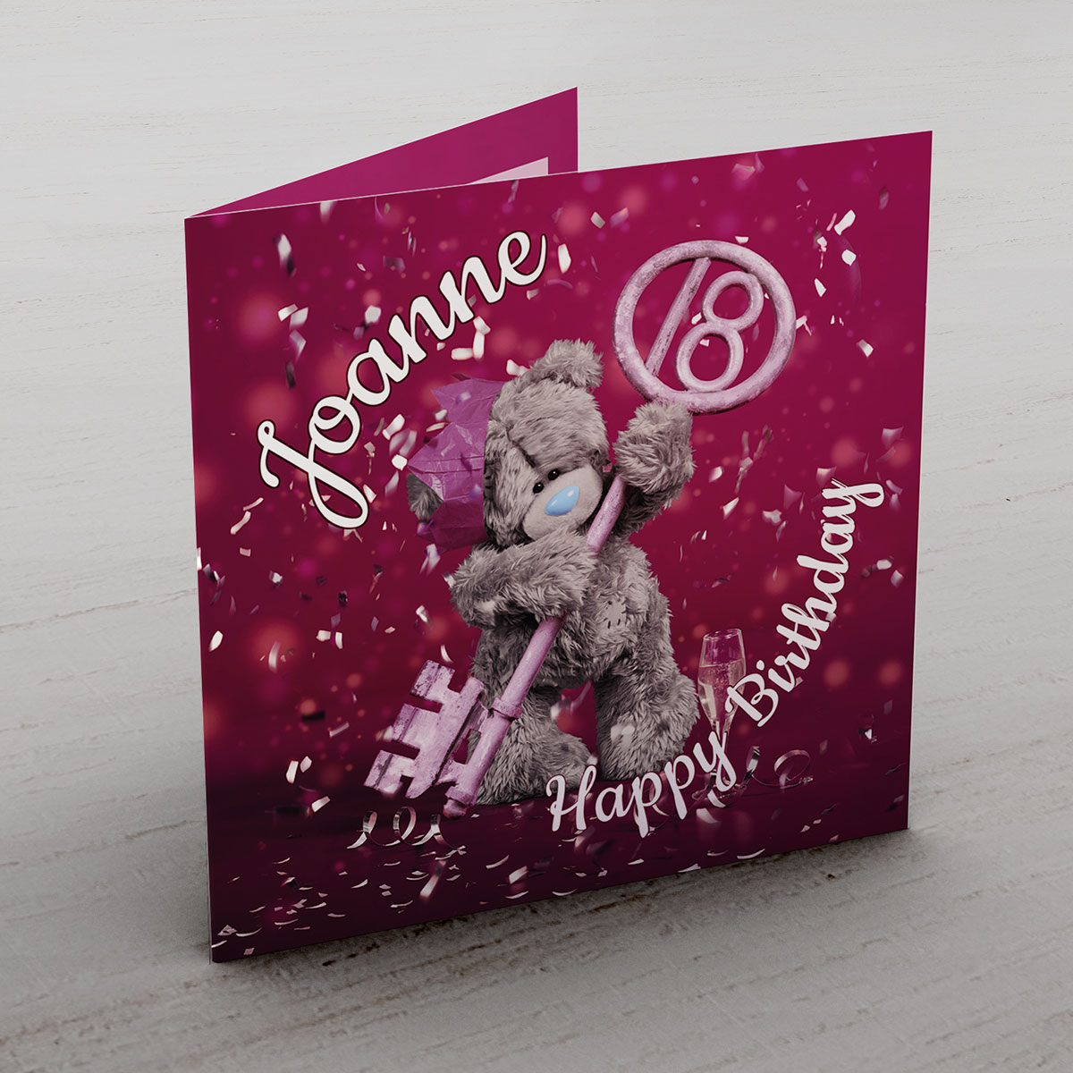 Personalised Me To You Card - 18 Key to the Door