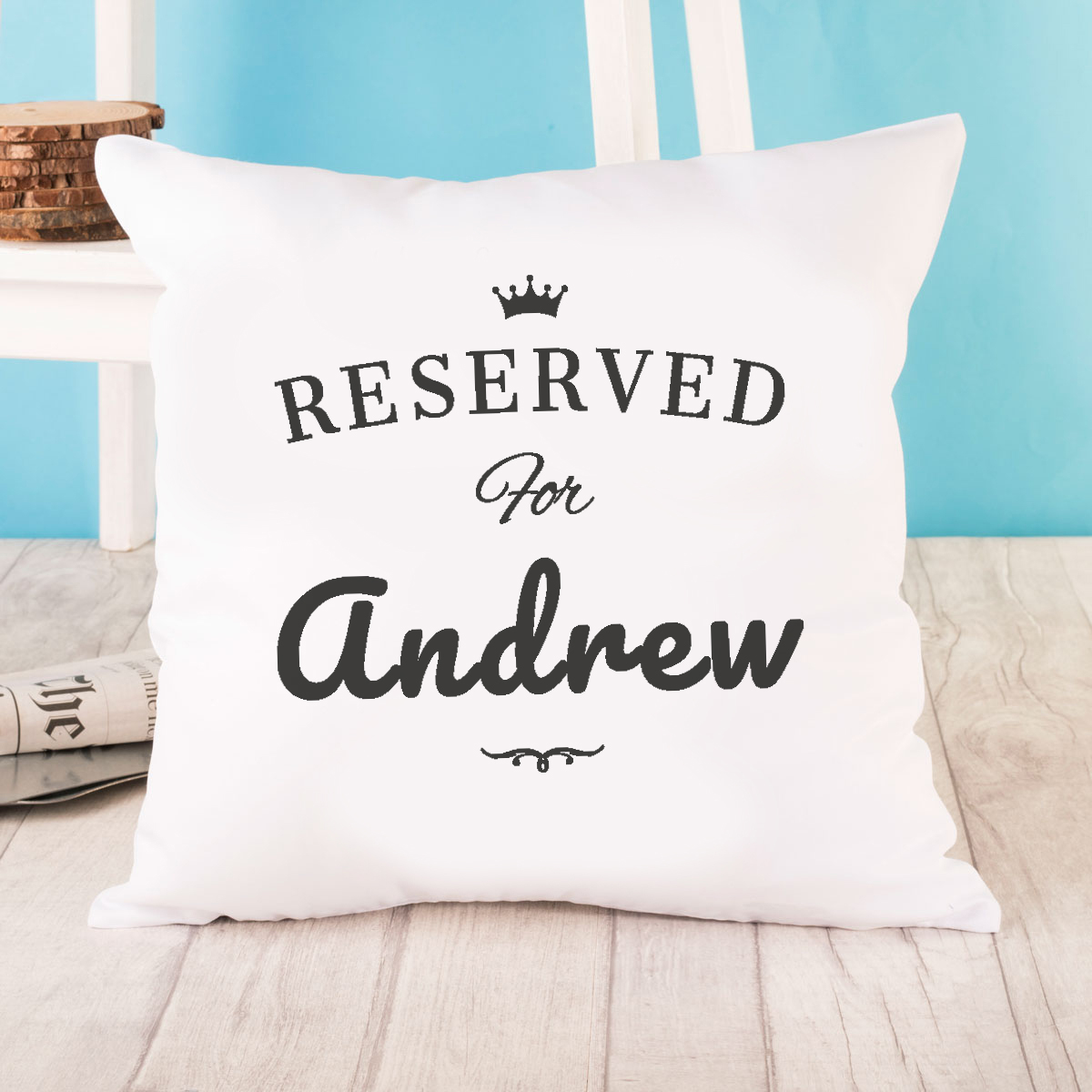 Personalised Cushion - Reserved For