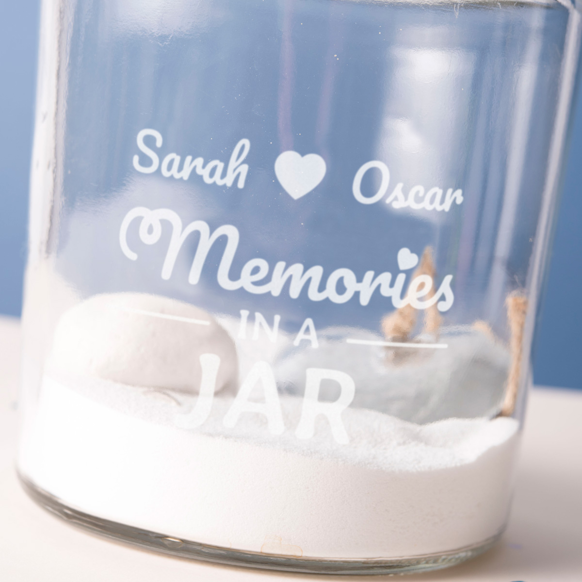 Personalised Glass Jar - Memories In A Jar