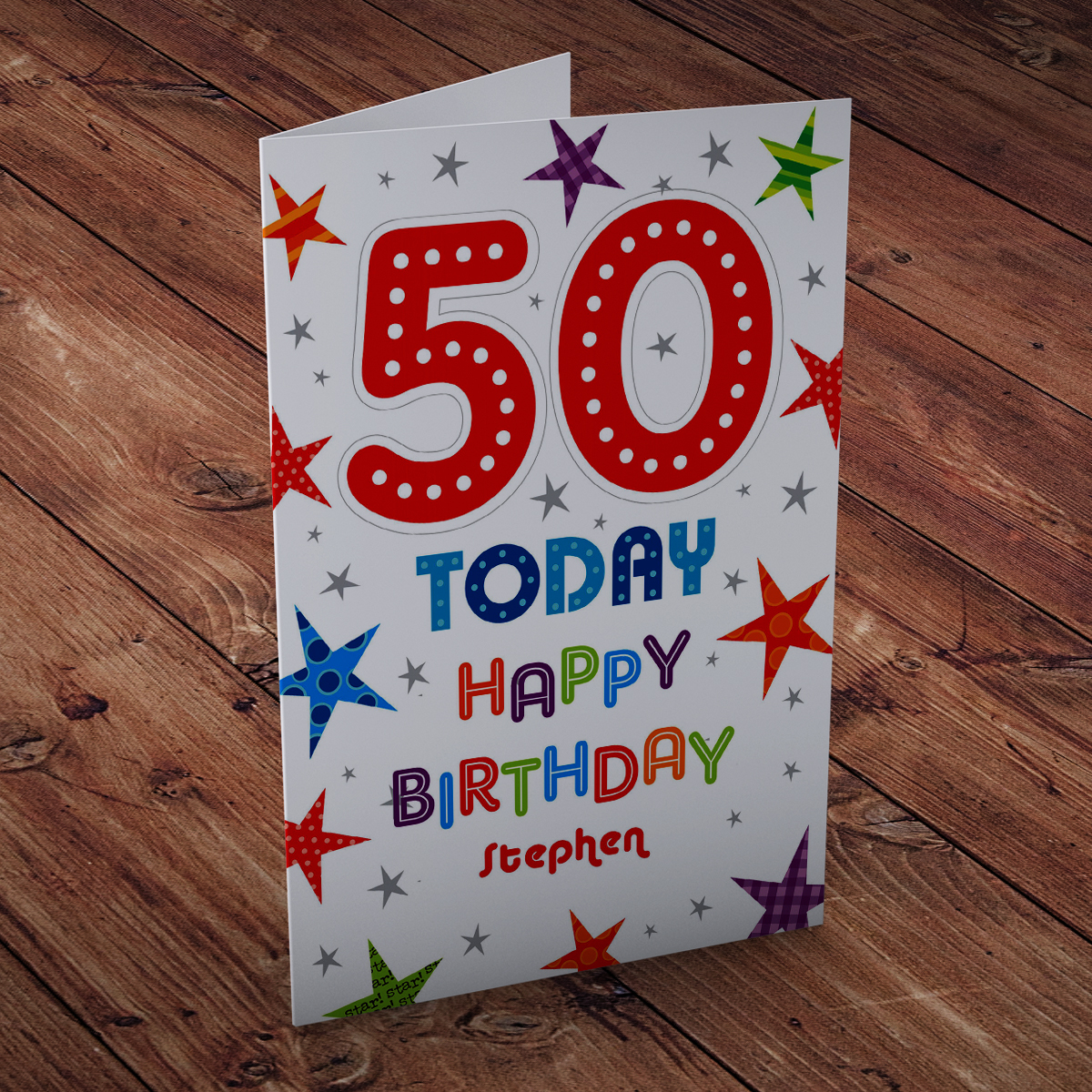 Personalised Card - 50 Today